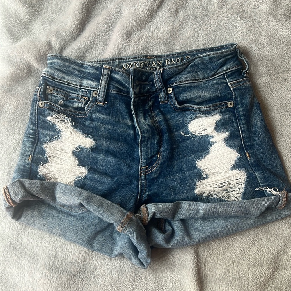 american eagle jean shorts